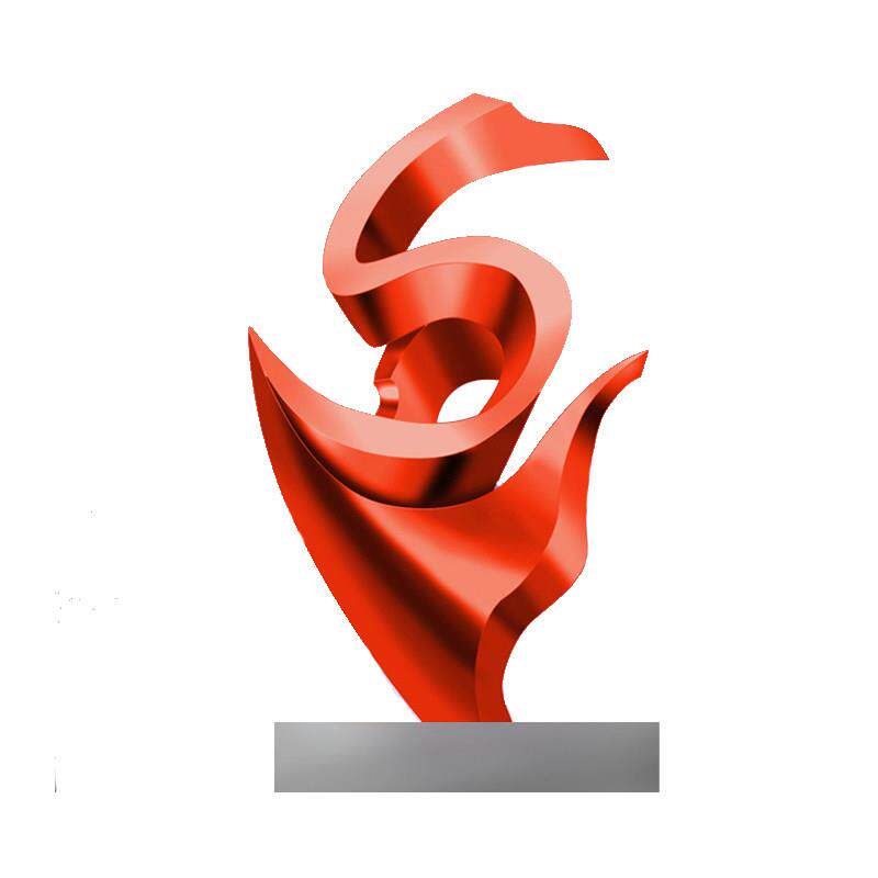 不锈钢动物雕塑户外大型园林景观摆件现创意金属发光字景观小品