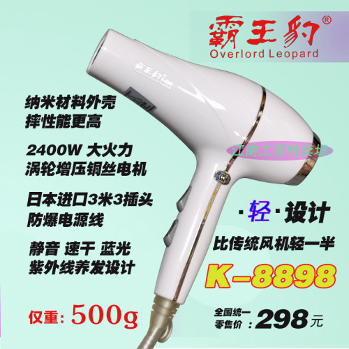 霸王豹8898吹风机速干蓝光负离子