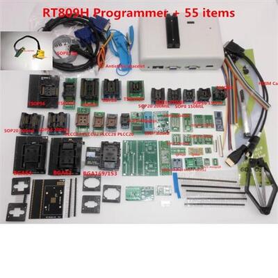 RT809H编程器EMMC烧录网络主板液晶NOR NANDFlash通用MCU汽车ISP