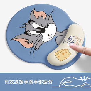 Cartoon Tom Tom and Jerry mouse pad wrist pad desk pad keyboard hand rest pillow anti-slip office couple