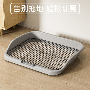 寵物狗狗廁所小型中大型犬鐵網(wǎng)超大空間清潔防踩屎便盆寵物狗尿盆