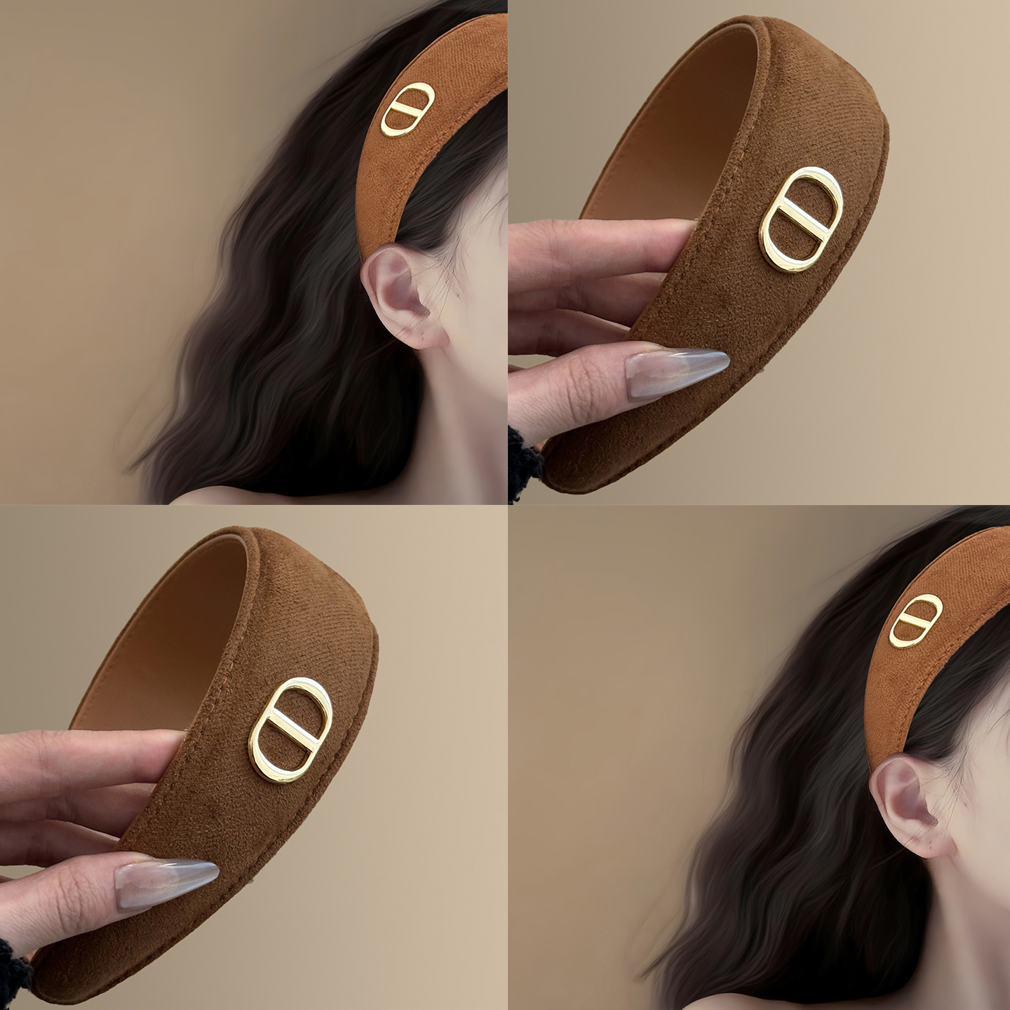 《香阀漫巷》复古金标宽版发箍