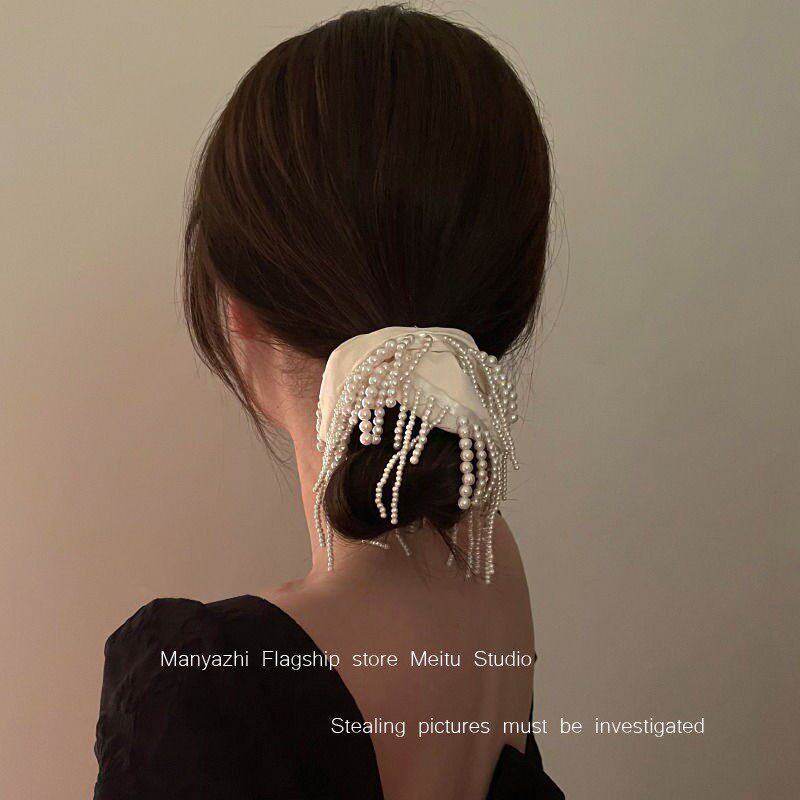 大腸發圈發飾氣質丸子頭發繩