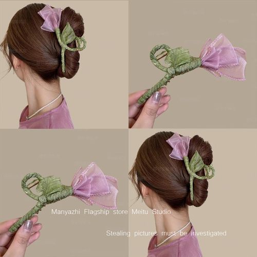 随便戴也出彩抓夹女文创手环花朵