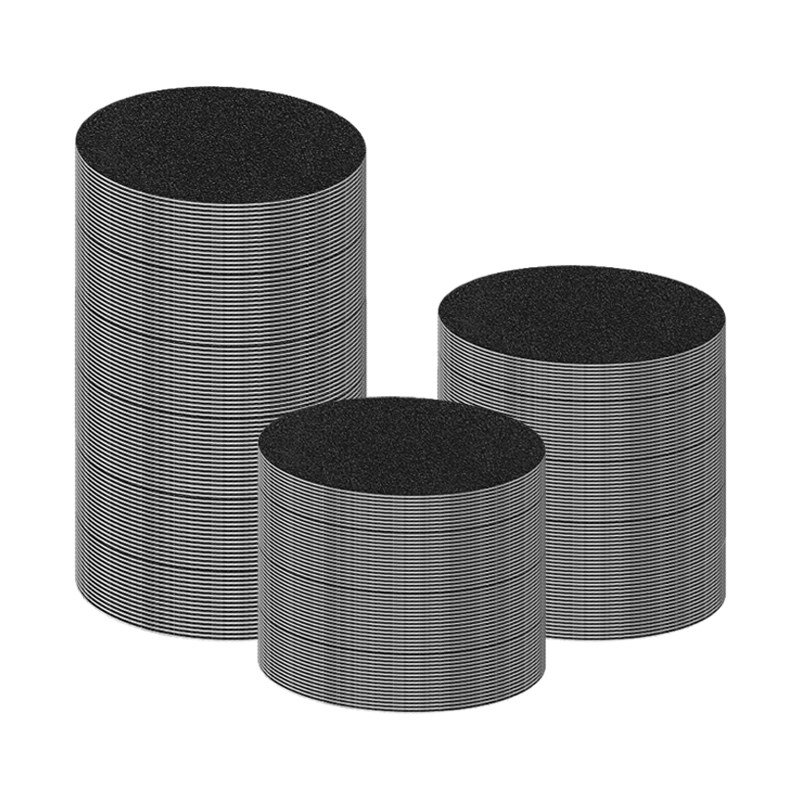 2寸植绒砂纸自粘盘水磨沙纸气磨机用50mm沙皮纸打磨抛光工具圆形