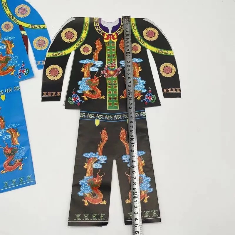 50套连体男女龙凤袍纸糊衣服十一中元纸鞋套装清明上坟祖先衣裳鞋,办公设备/耗材/相关服务,包装用纸,淘宝优惠券,粉丝福利购,淘宝优惠卷