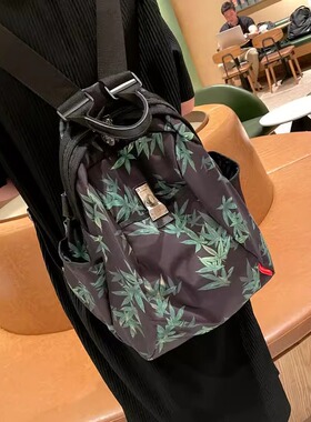 法国ZAMP洋气轻便旅游双肩包女2025新款时尚背包牛津布休闲旅行包