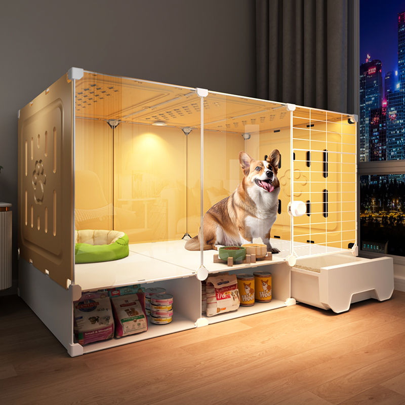 加高狗笼子小型犬中带厕