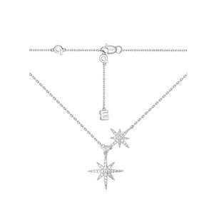 APM Monaco六芒星项链女925纯银项链女轻奢小众锁骨链生日礼物