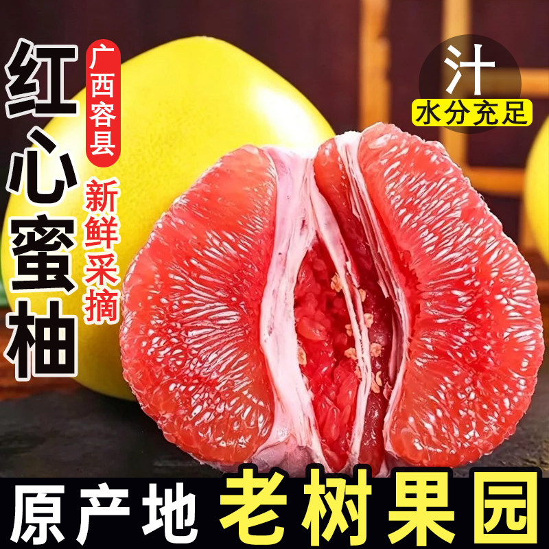 正宗广西容县红心蜜柚