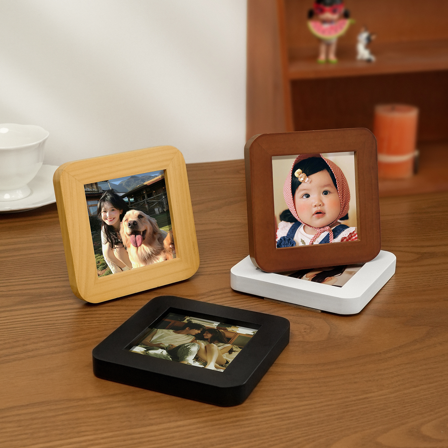 迷你小相框情侣儿童桌面纪念摆台