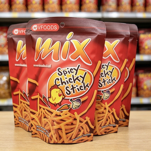 VFOODS MIX灿如繁星同款脆脆条香辣鸡汁味虾条膨化休闲零食品袋装