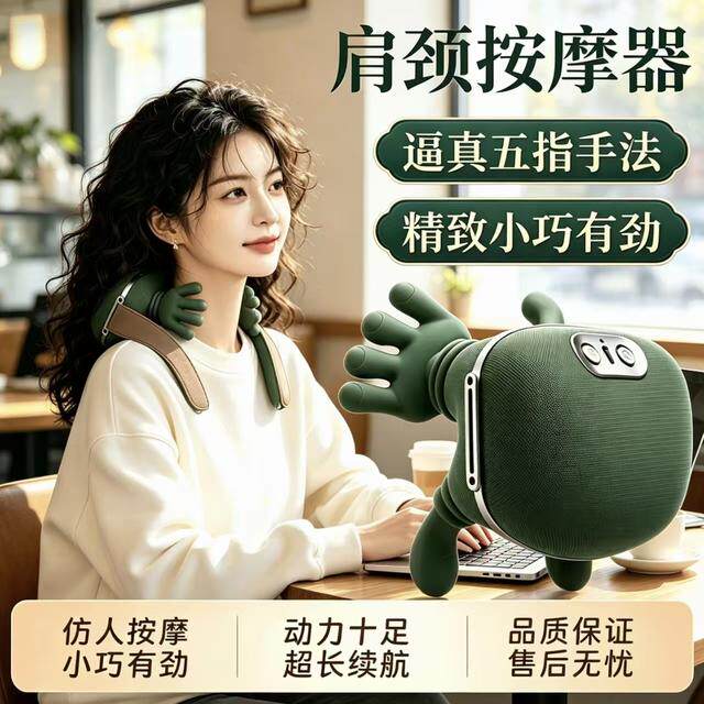 仿真人手设计大师按摩仪颈椎按摩