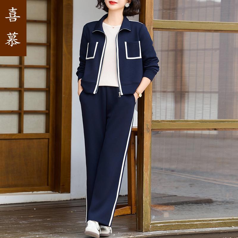 妈妈休闲运动套装2025新