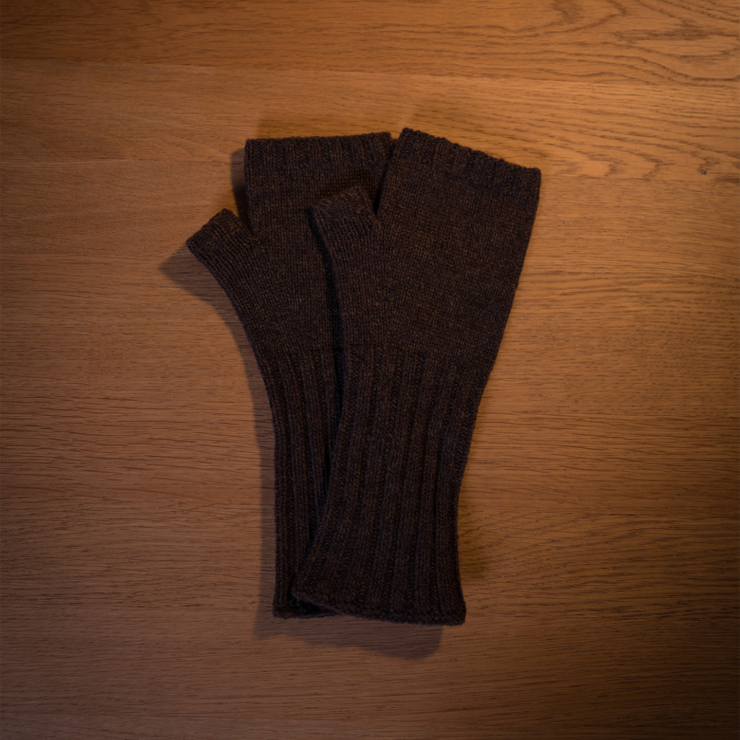 「秋冬新品」SageSalt深灰色卡其色半指手套 100% 超细美利奴羊毛