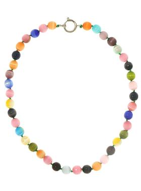 2024新款彩色猫眼石串珠项链