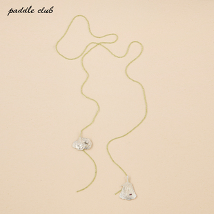 paddle club晚春锦宝石缠绕长项链