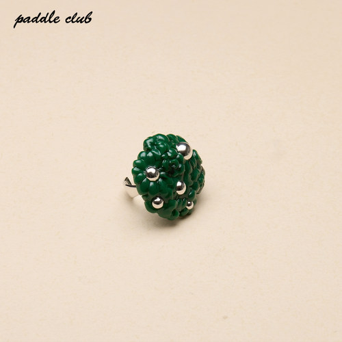 paddle club 圆形花簇戒指