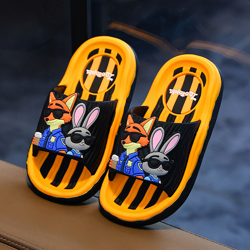 2026新款男童拖鞋动物城儿童夏厚底防滑凉拖鞋小学生中大童户外穿
