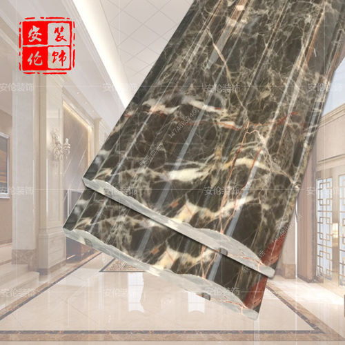 天然大理石金镶玉线楼梯家