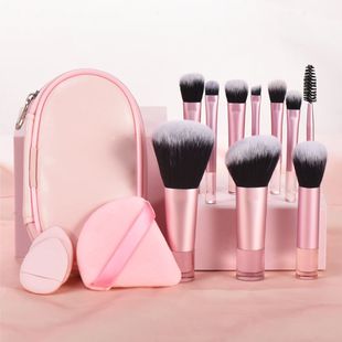 Mini Makeup Brush Set with Storage Bag, Versatile Soft Trave
