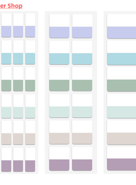 10 Sheets Sticky Index Tabs, Writable File Tabs Flags Notebo