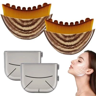 New Lymphatic Contour Face Brush, Lymphatic Drainage Massage