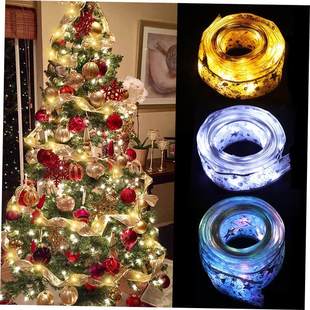 String Lights For LED Decor Ribbon Tree Festoon Christmas