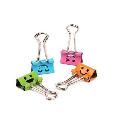 80 Pcs Adhesive Binder Clip Clip-on Paper File Clips