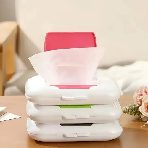 Portable Wet Wipes Dispenser Box Durable Lightweight Travel