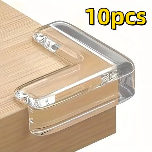 10pcs Transparent Silicone Corner Protector Set, Safe Edge G