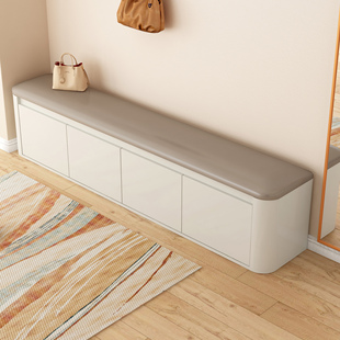 2026新款实木换鞋凳家用门口鞋架入户鞋柜坐凳一体储物凳子穿鞋凳