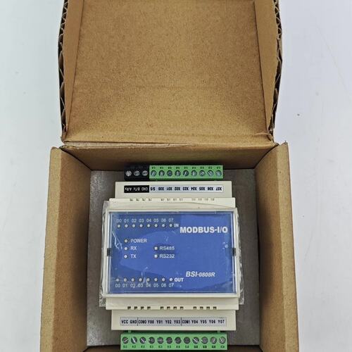 价Modbus数据采集模块远程IO模块8输入8输继电器Modbus远程IO模块