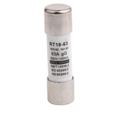 RT18 RT14RO15熔断器10*38陶瓷保险丝管1A~10A~32A 40A 500V