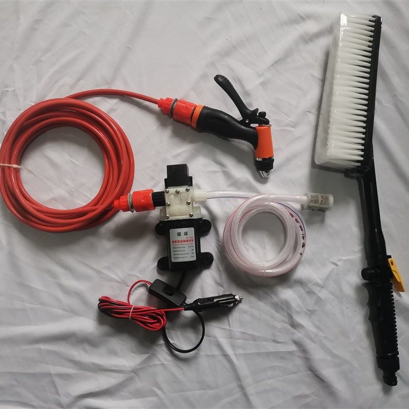 车载洗车器12v高压水泵用洗车机220v水枪家用便携式器刷车神器抢