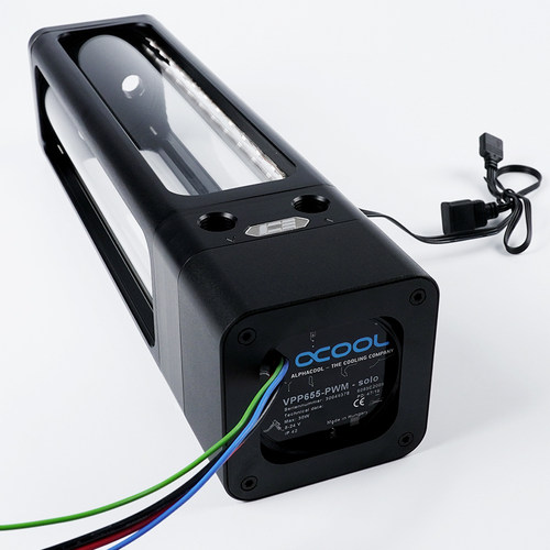 ICE-DX5泵箱一体 水冷散热水泵水箱 玻璃水箱带D5泵位 5V同步主板