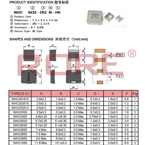 WHC1050(10*10*5)印字101/100UH 一体成型大电流贴片功率电感现货