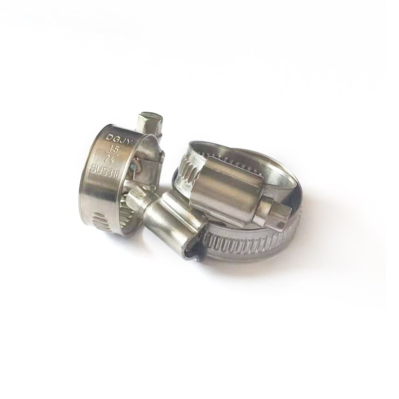 东莞热销DGJY德式SUS316加宽加厚不锈钢喉箍12mm煤气水管夹防腐锈