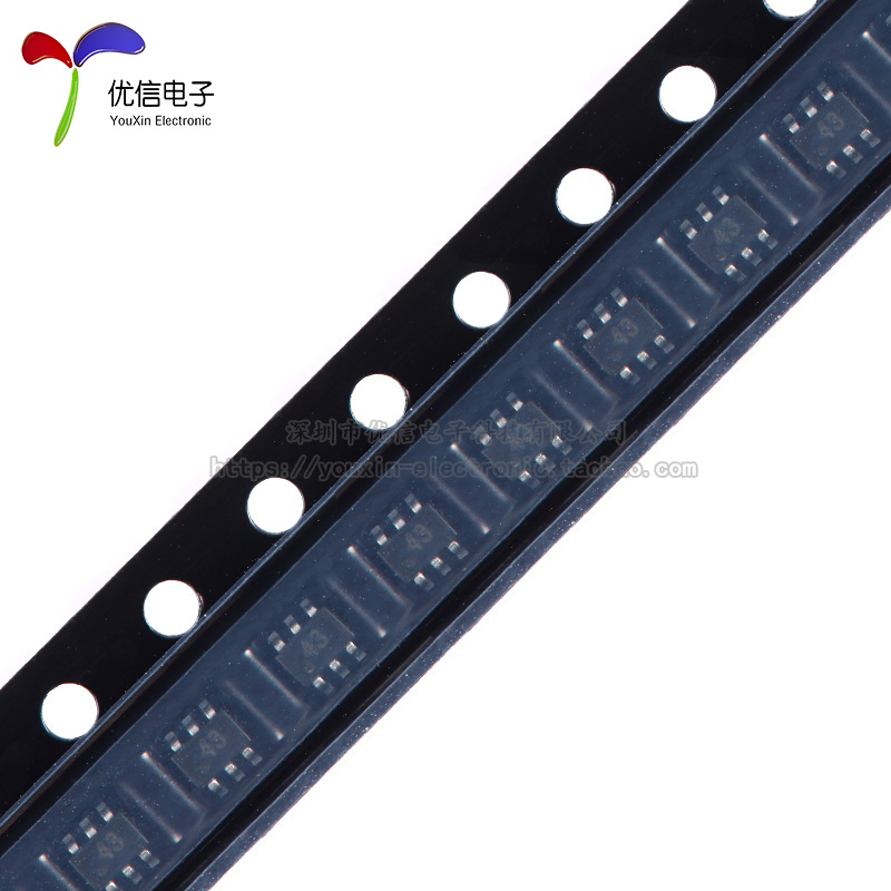 原装正品 CH443K SOT-363 1单刀双掷5V低阻模拟开关芯片