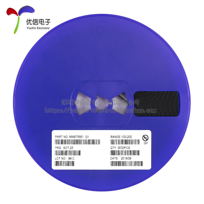 贴片三极管 MMBT5551 2N5551LT1 G1  SOT-23 100MA (20只)