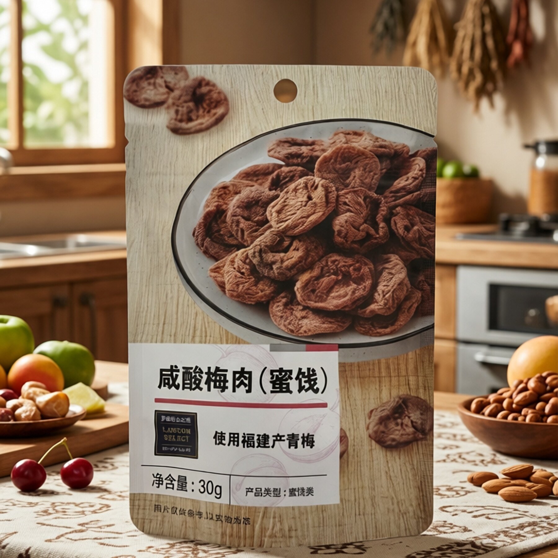 LAWSON罗森无核咸酸梅肉日式梅饼原味梅片果干孕期高端办公室零食