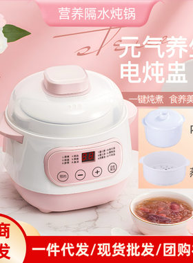 陶瓷隔水炖智能预约电炖锅