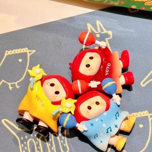 【现货】YOYO酱歪头系列招财转转mini桌面摆件可爱右右酱送朋友