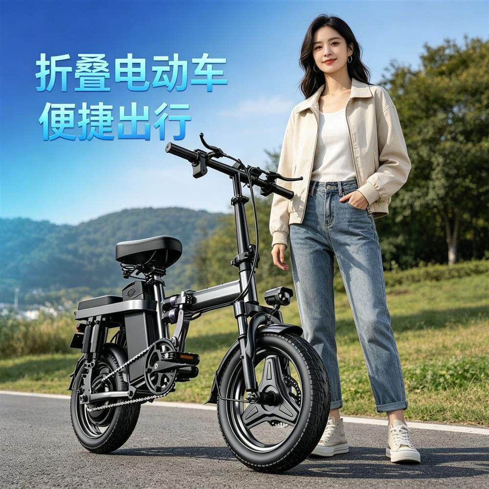 代驾专用折叠电动自行车超轻便携新国标滴滴锂电池新款小型电瓶车