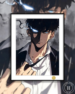 《程肖宇》我独自升级暗影君王Solo Leveling动漫二次元装饰画