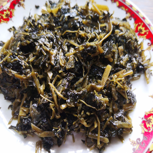 崇明特色草头盐齑金花菜咸菜新鲜腌制草头腌荠草头腌荠顶胜食品