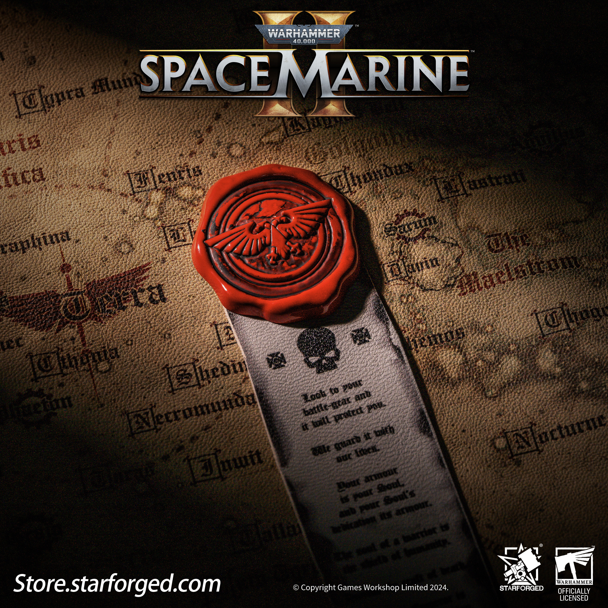 Starforged星辰铸造 星际战士2帝国天鹰纯洁印记 战锤40K周边徽章