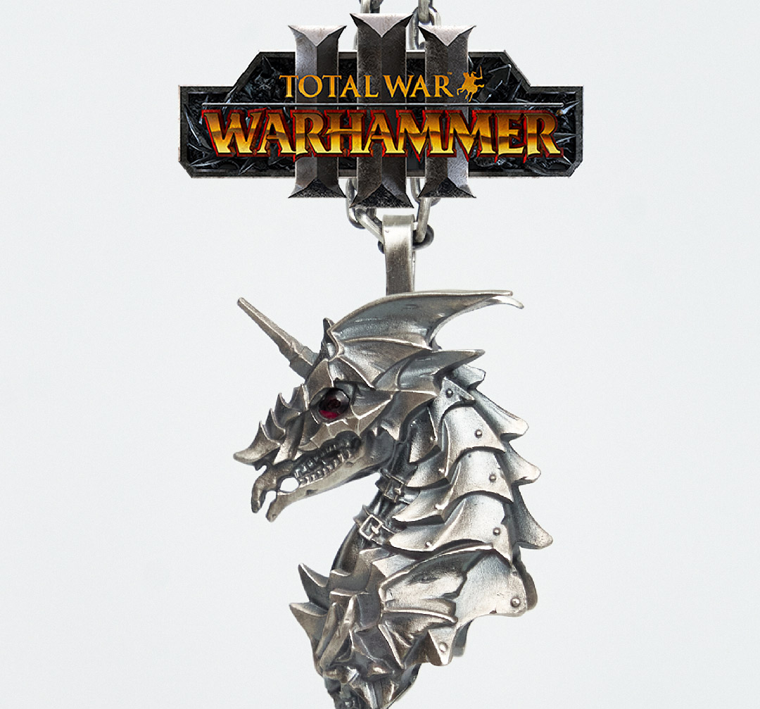 Starforged星辰铸造 战锤全面战争 吸血鬼血甲梦魇潮流纯银吊坠