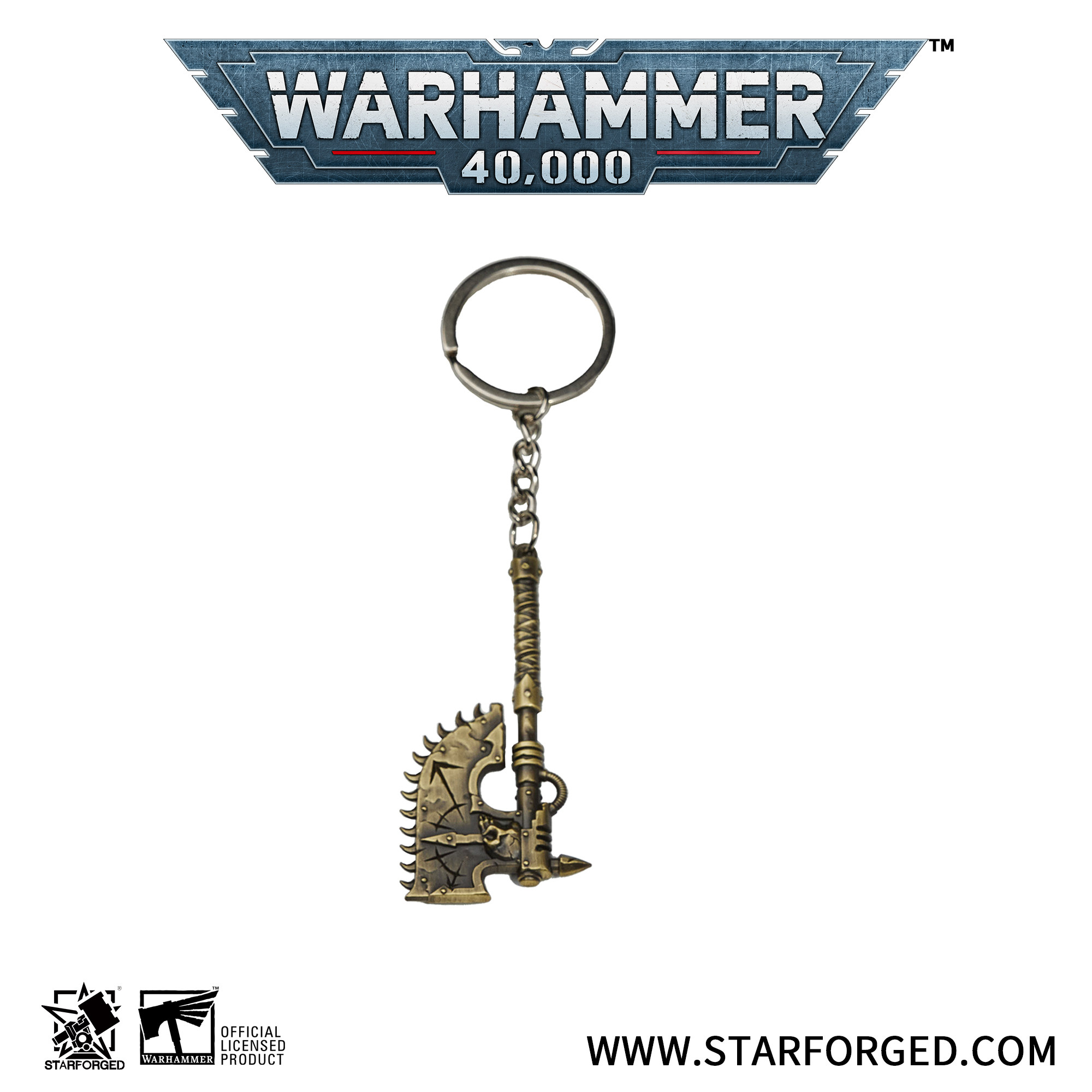 starforged星辰铸造 战锤40k周边 混沌链锯斧