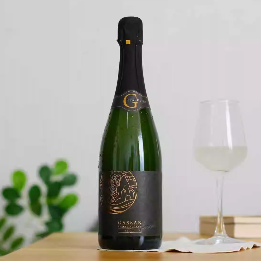 原装进口！日本月山气泡清酒干型发泡起泡酒日式清酒瓶装微醺晚安